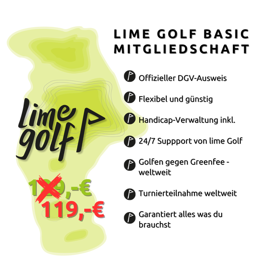 lime Golf Greenfee-Mitgliedschaft 2024 BASIC