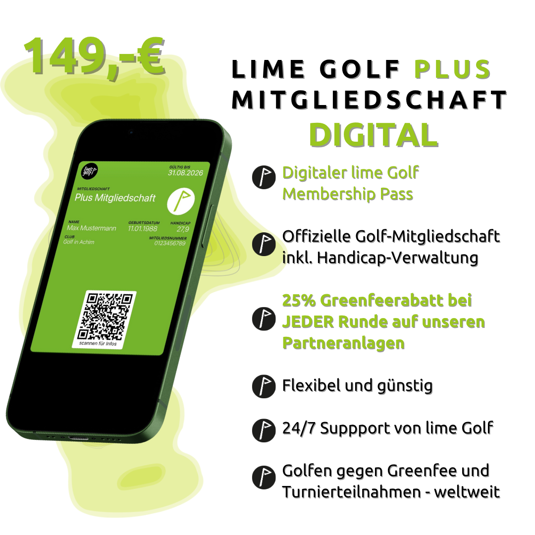 lime Golf 365 Plus Mitgliedschaft DIGITAL
